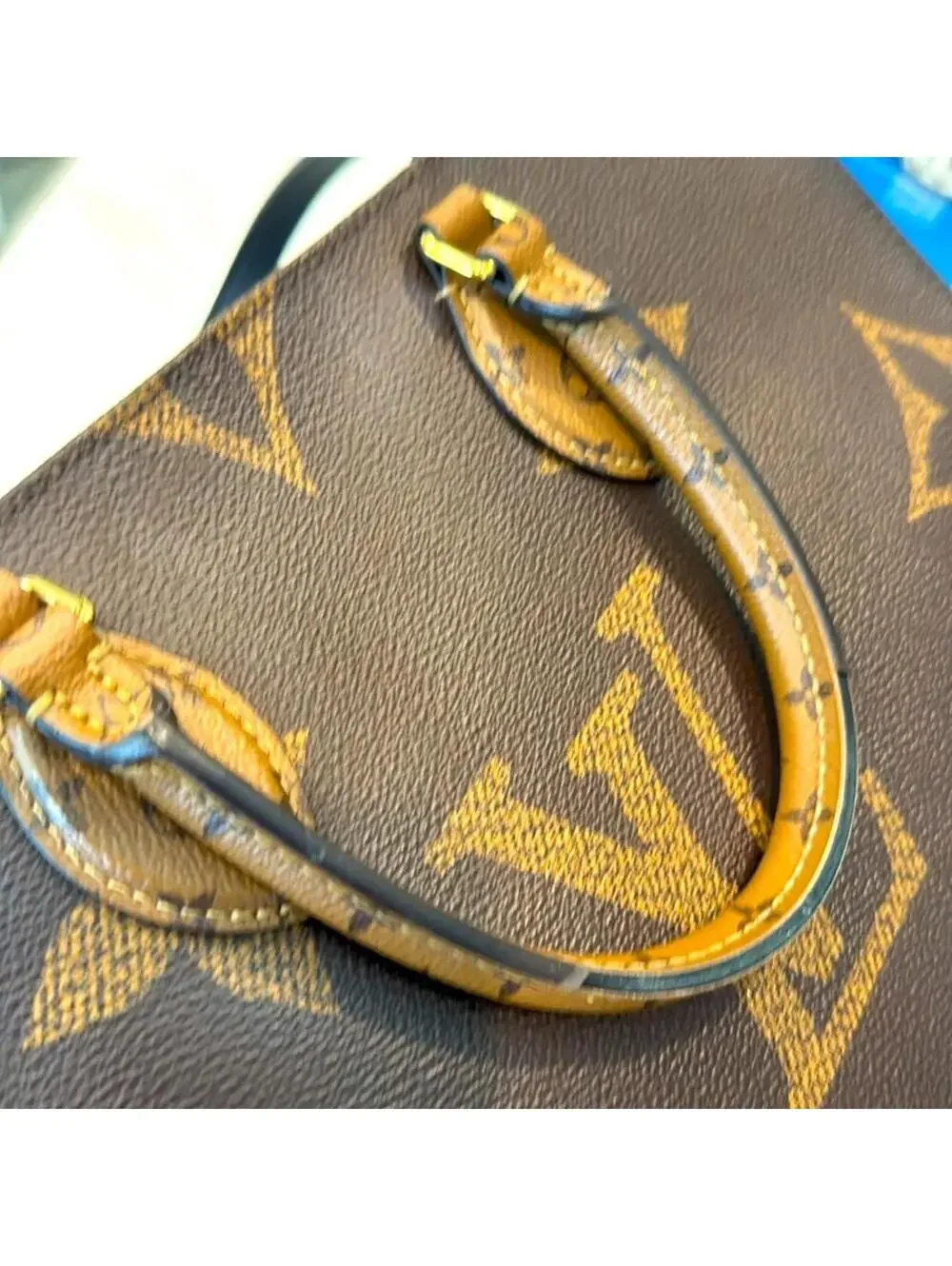 Authentic Louis Vuitton Brown OnTheGo MM Tote Bag